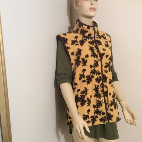 TSUNAMI Canadian-made Fleece vest autumn details Size M - Picture 11 of 12